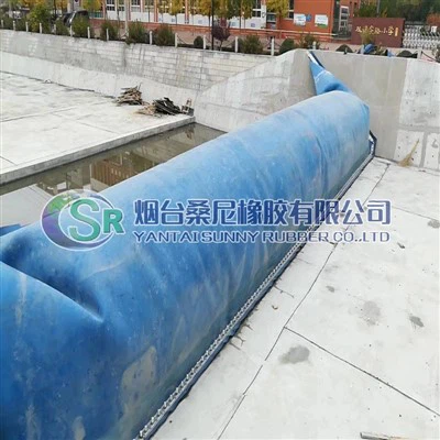 Diga di gomma per il controllo dell'acqua